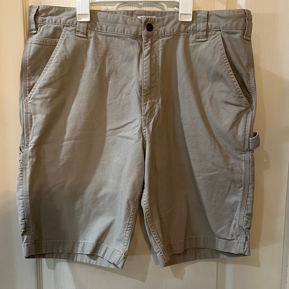 Carhartt Men's Relaxed Fit Tan Cargo Shorts